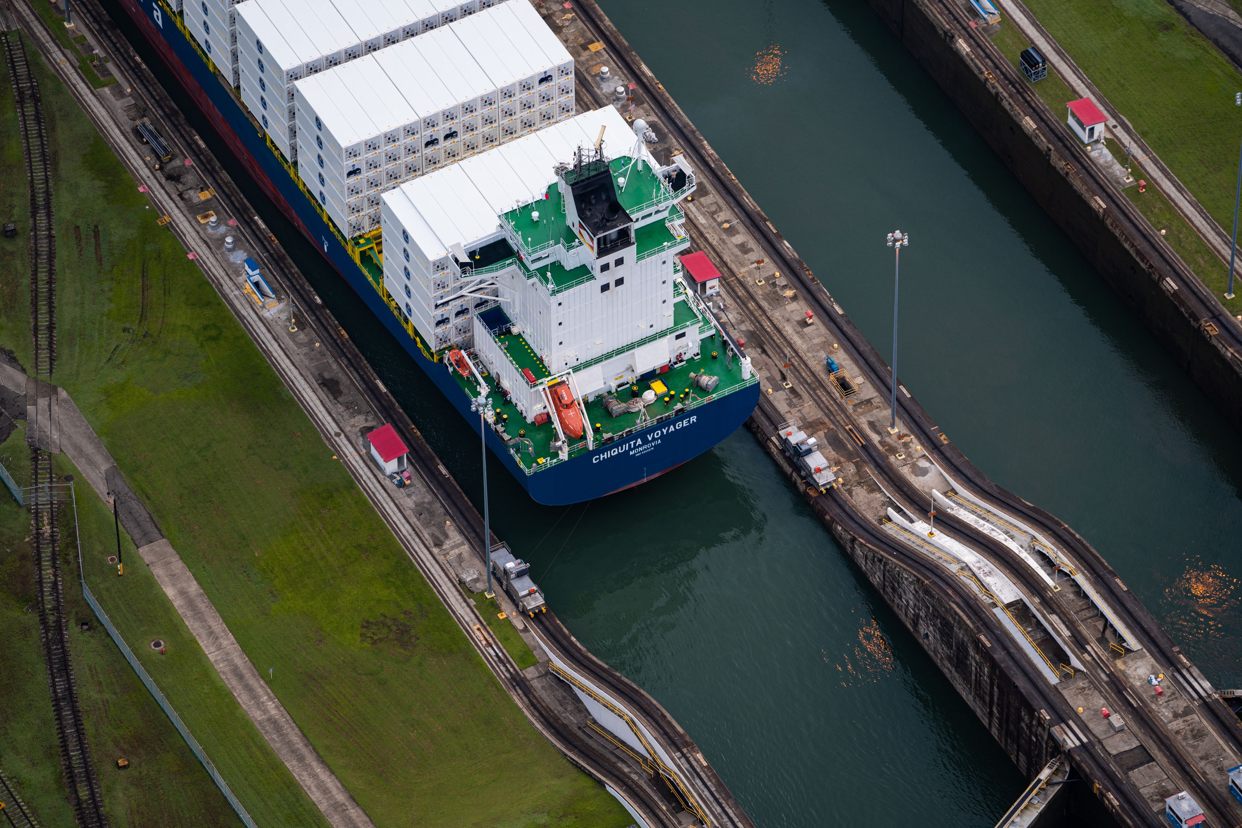 Vessel in canal